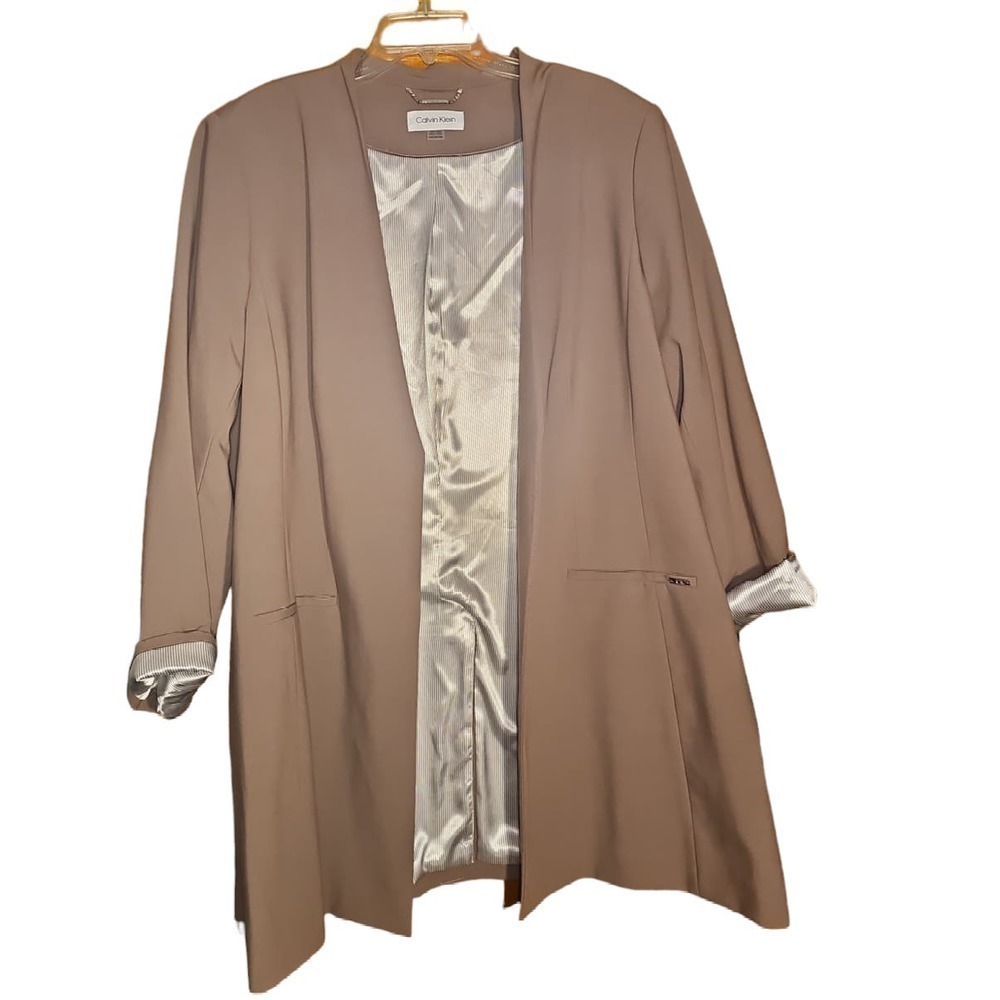 Calvin Klein Women's Blazer Plus Size